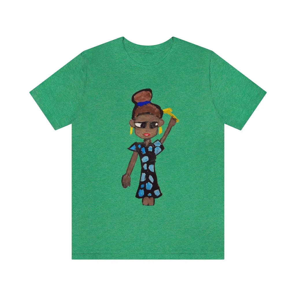 Aunty Beve T-Shirt II-T-Shirt-Heather Kelly-S-mysticalcherry