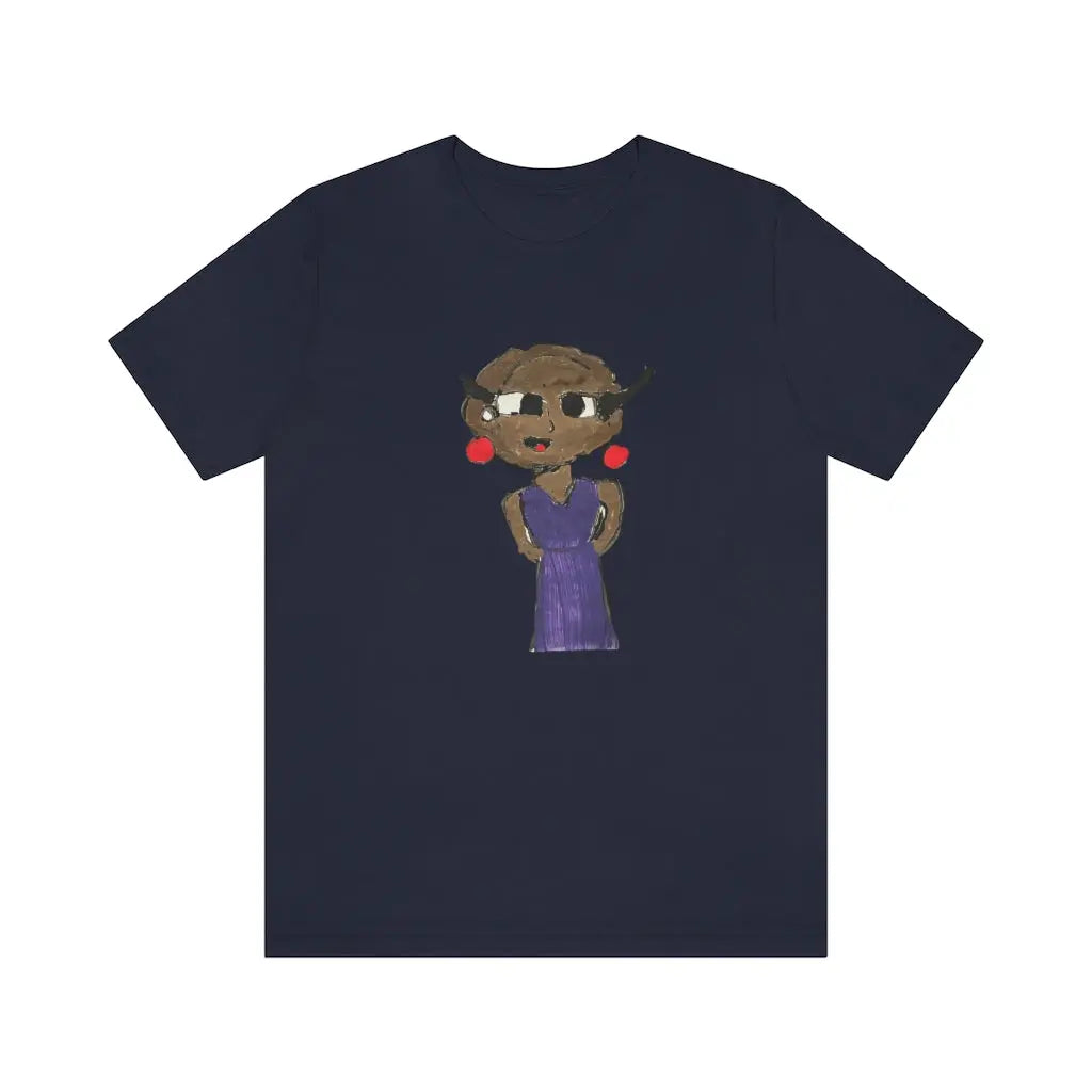 Aunty Beve T-Shirt-T-Shirt-Navy-S-mysticalcherry