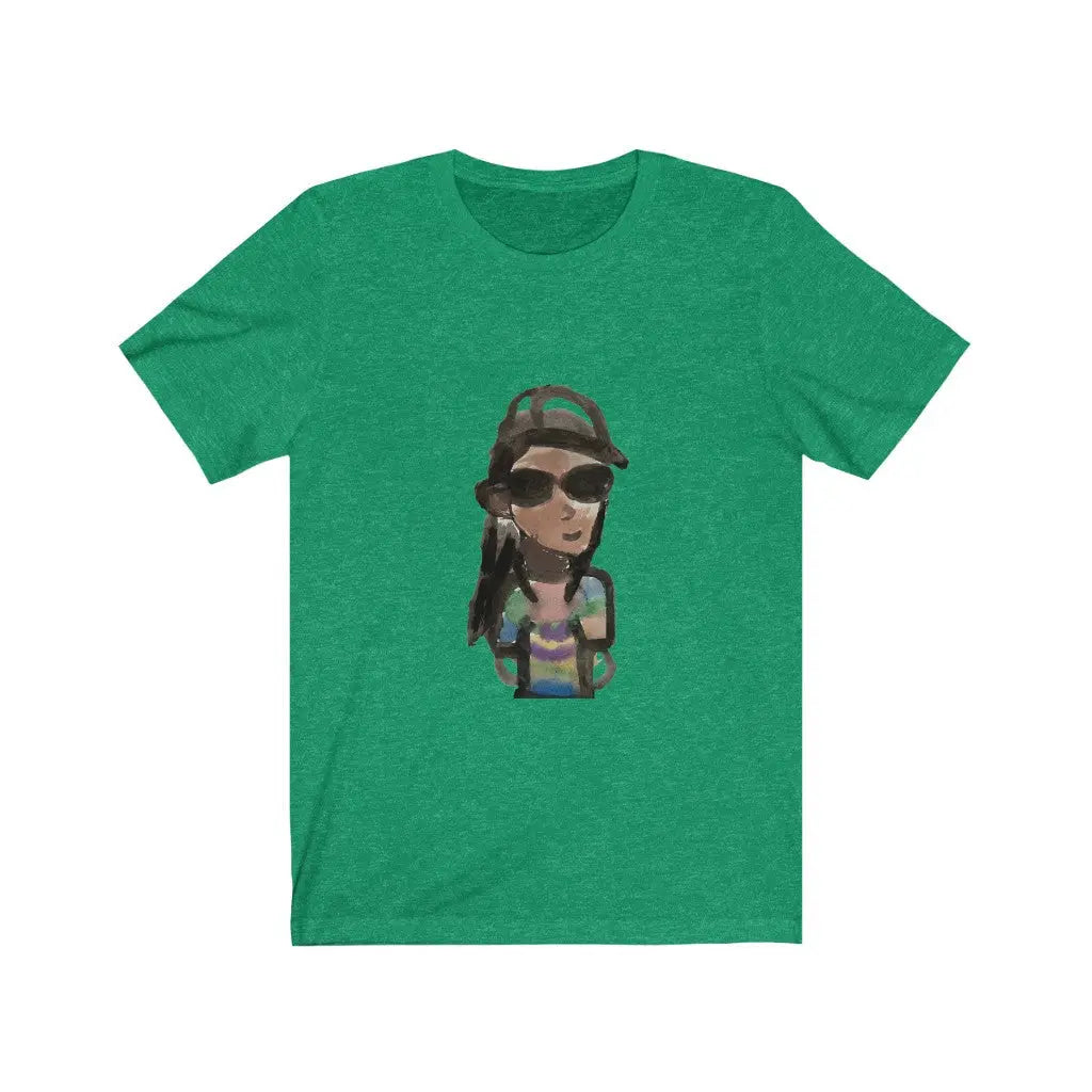 CUZ DJ CLEAN T-SHIRT-T-Shirt-Heather Kelly-S-mysticalcherry