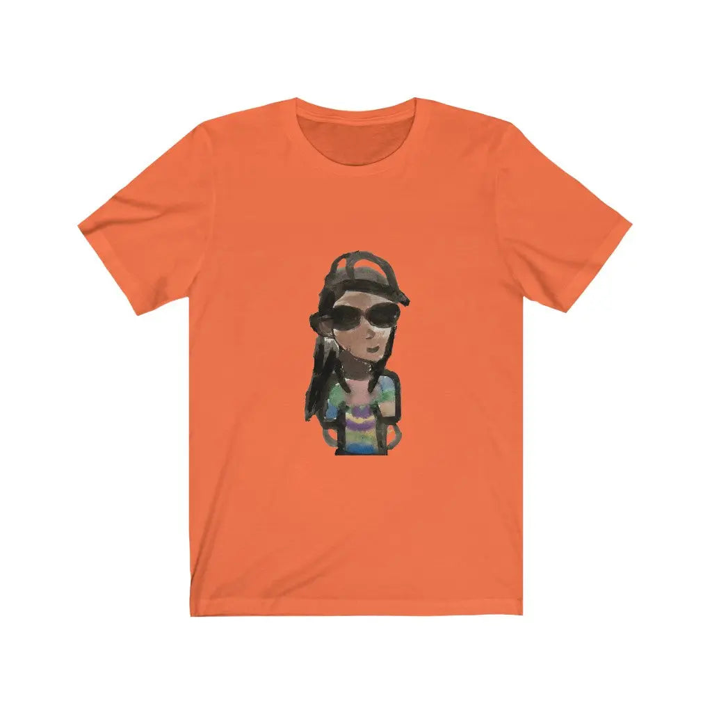 CUZ DJ CLEAN T-SHIRT-T-Shirt-Orange-S-mysticalcherry