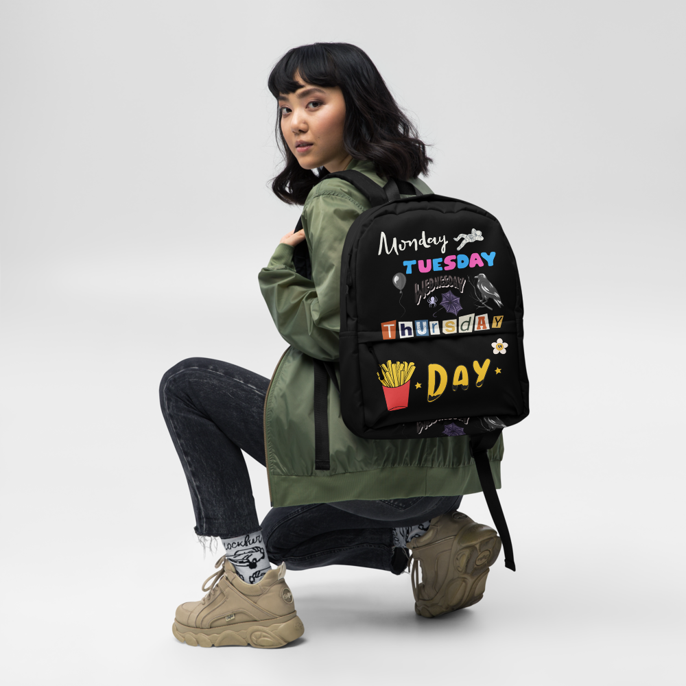 Days of the Week Backpack--mysticalcherry