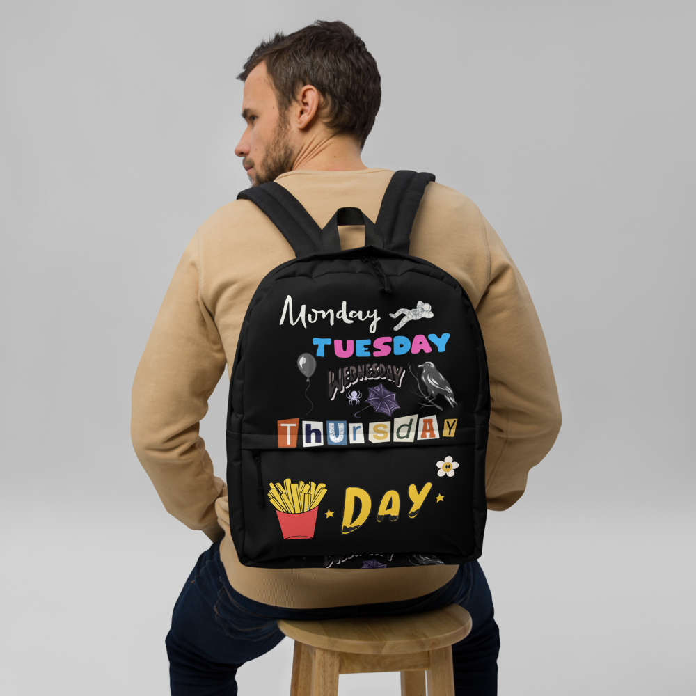 Days of the Week Backpack-backpack-mysticalcherry