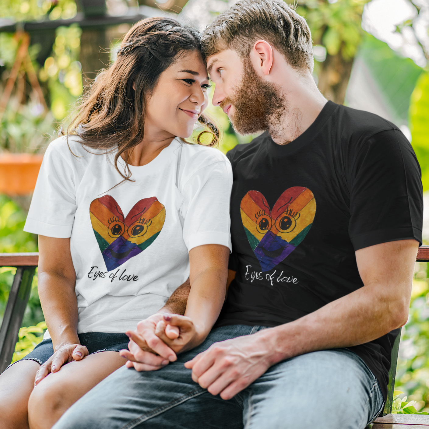 Eyes of Love Wearable Art T-shirt-T-Shirt-mysticalcherry