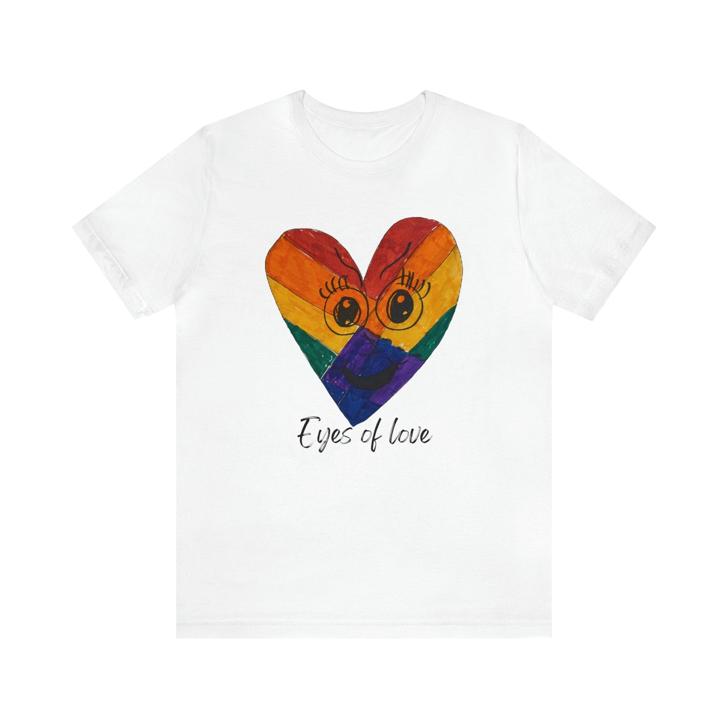 Eyes of Love Wearable Art T-shirt-T-Shirt-White-S-mysticalcherry