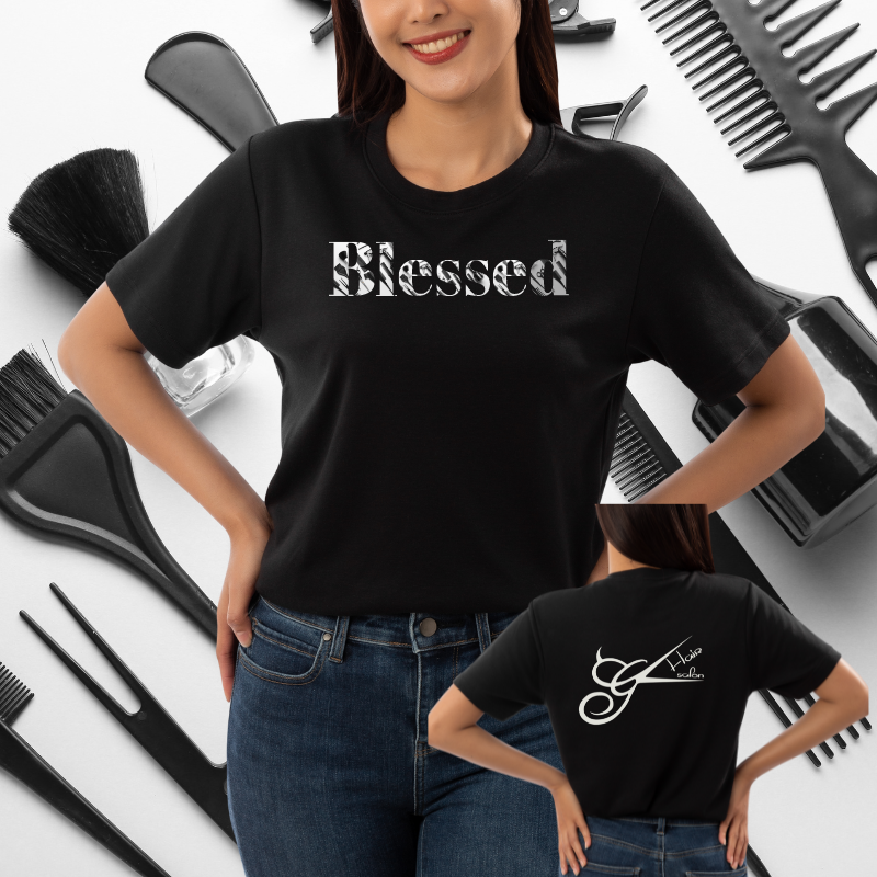 Giselle's Blessed Scissor Tee-T-Shirt-mysticalcherry