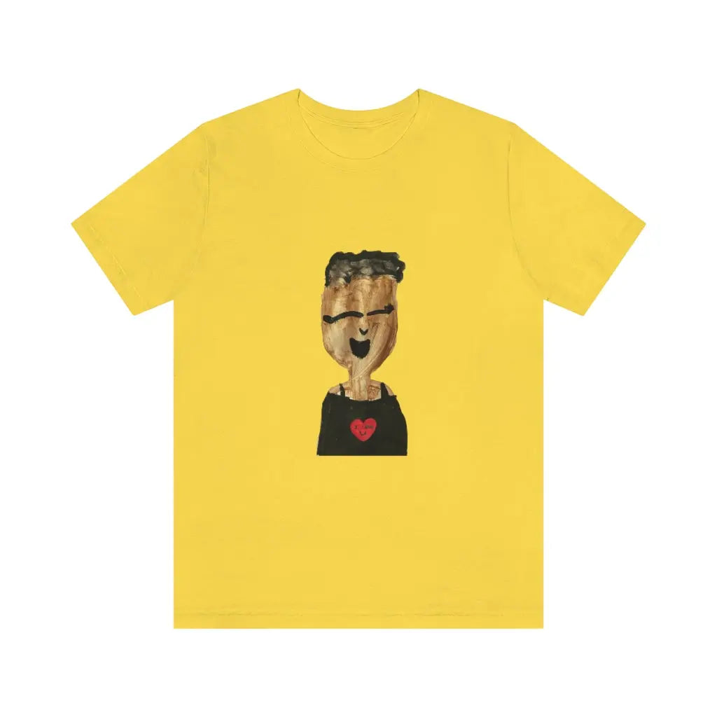 I LOVE U GRAMMA T-SHIRT-T-Shirt-Yellow-S-mysticalcherry