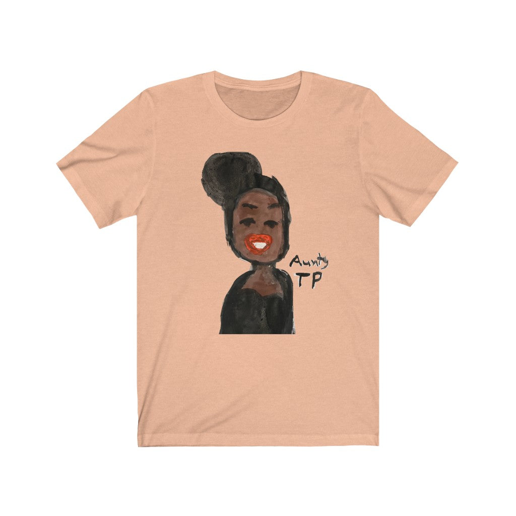MY AUNTY TP T-SHIRT-T-Shirt-Heather Peach-XS-mysticalcherry