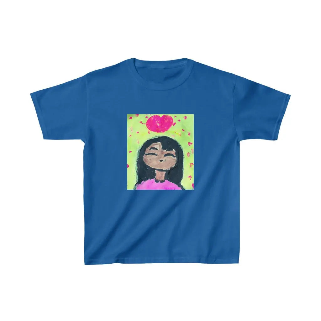 My Friend Kids Heavy Cotton™ T-Shirt-Kids clothes-Royal-XS-mysticalcherry