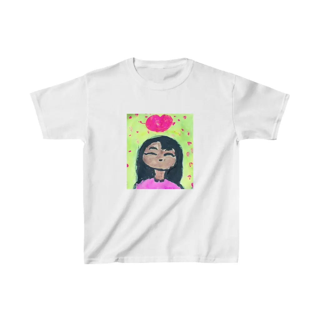 My Friend Kids Heavy Cotton™ T-Shirt-Kids clothes-White-XS-mysticalcherry