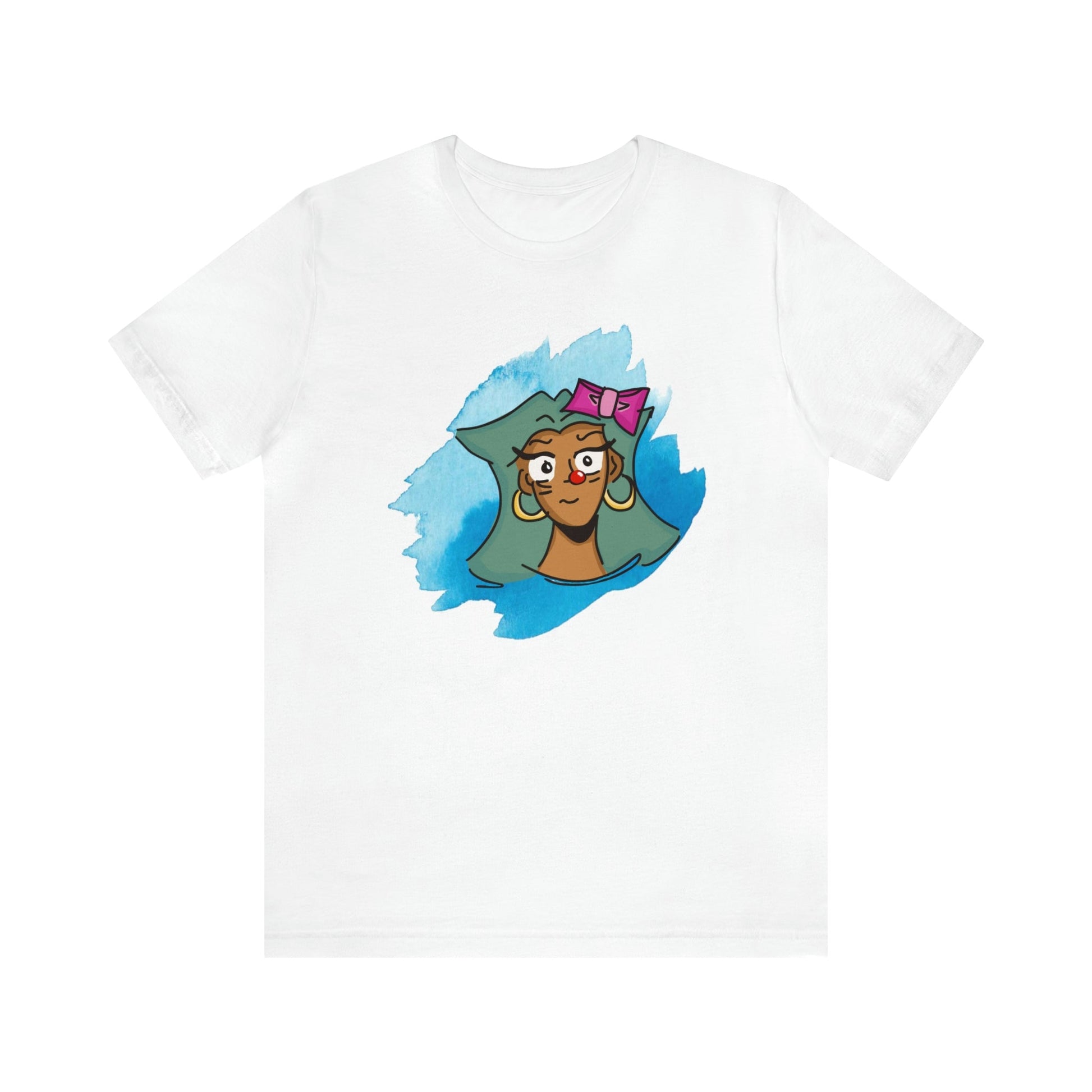 Red Nose Girl T-shirt-T-Shirt-White-S-mysticalcherry