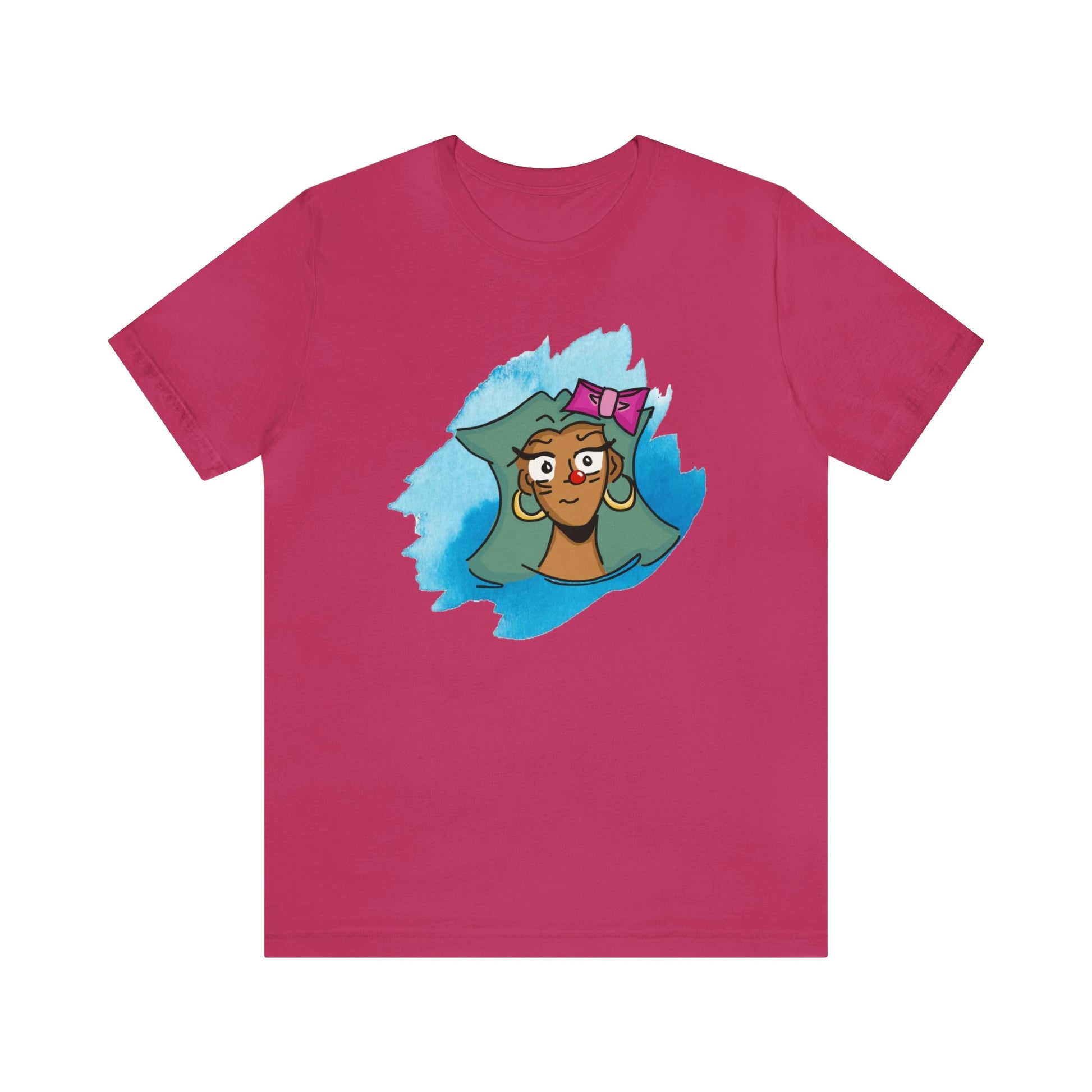 Red Nose Girl T-shirt-T-Shirt-Berry-S-mysticalcherry