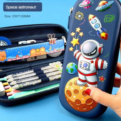 3D Kawaii School Pencil Cases-Pencil case-Space Astronaut-mysticalcherry