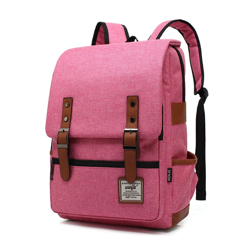 Vintage Laptop Backpack-backpack-watermelon red-16inch-mysticalcherry