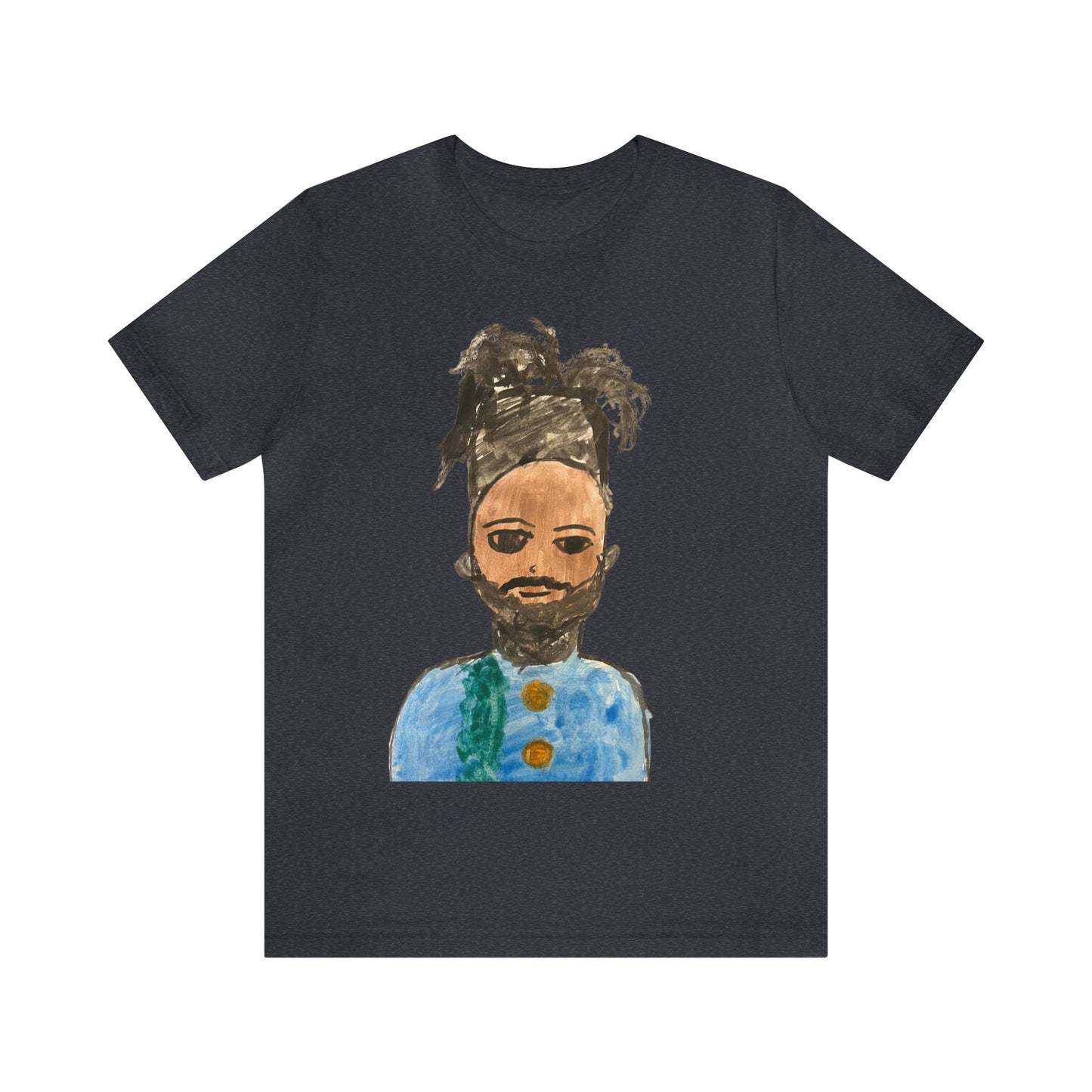 Watch di Dread T-Shirt-T-Shirt-Heather Navy-S-mysticalcherry