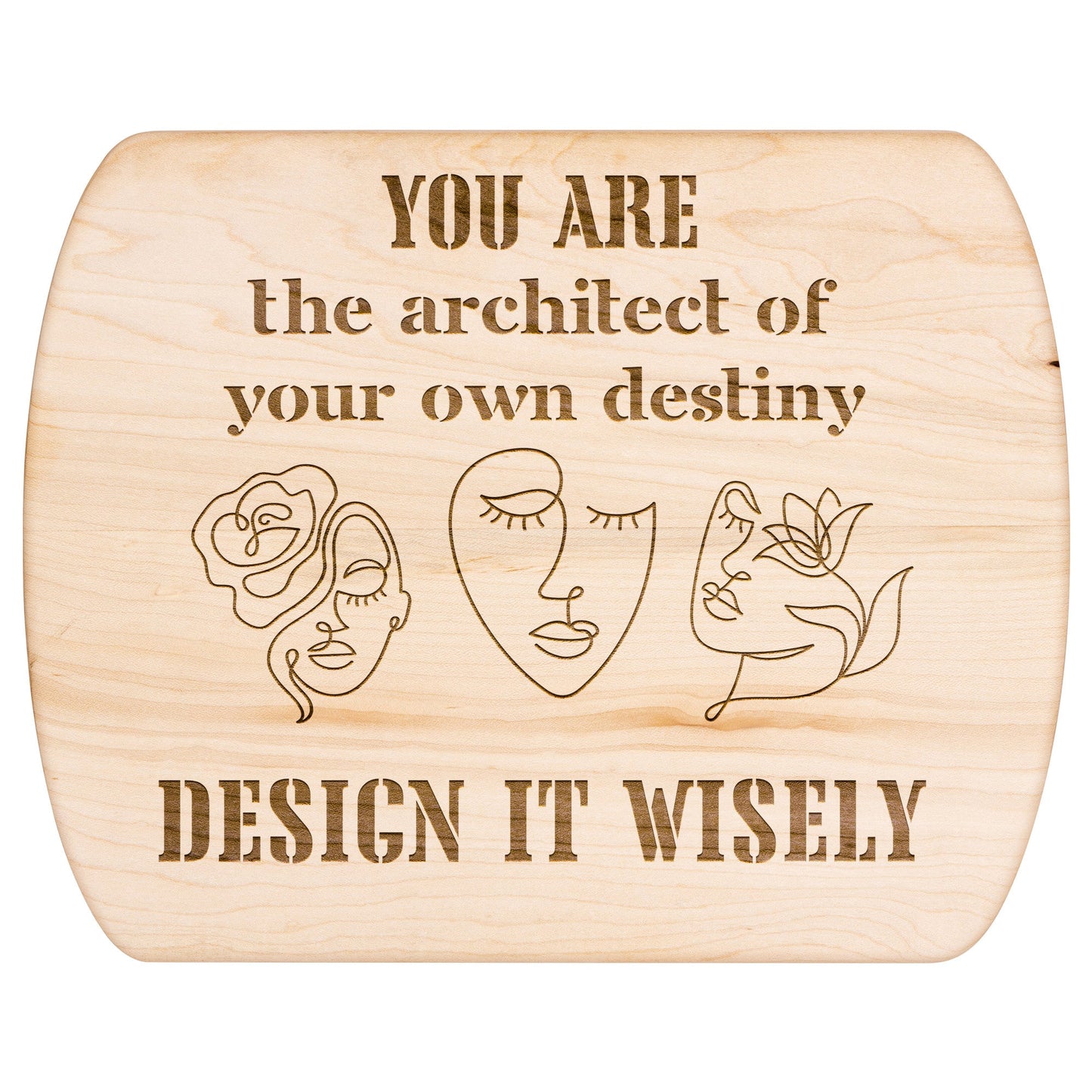 You Are The architect of Of Your Destiny Cutting Board-Kitchenware-mysticalcherry