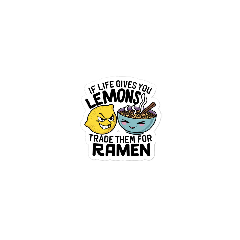 If life Gives You Lemons.. Bubble-free stickers-KISS CUT stickers-3″×3″-mysticalcherry