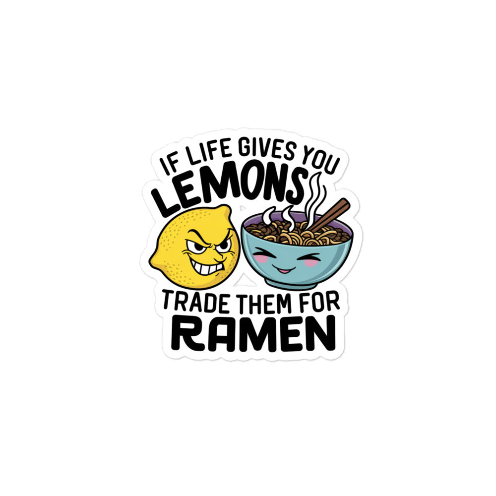 If life Gives You Lemons.. Bubble-free stickers-KISS CUT stickers-4″×4″-mysticalcherry