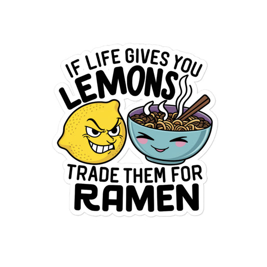 If life Gives You Lemons.. Bubble-free stickers-KISS CUT stickers-5.5″×5.5″-mysticalcherry