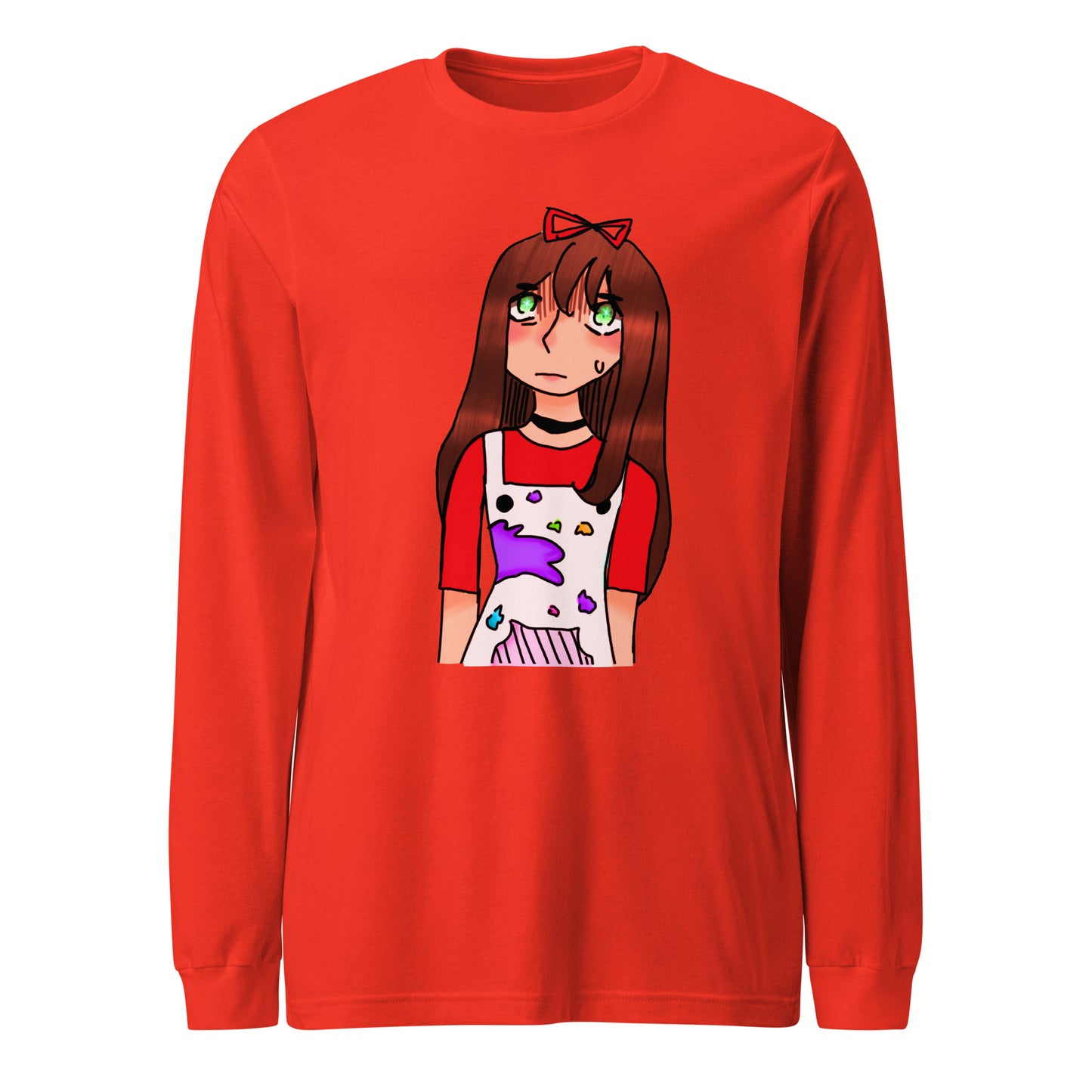 I'm The Painter Long Sleeve Tee-long sleeve shirt-Poppy-XS-mysticalcherry