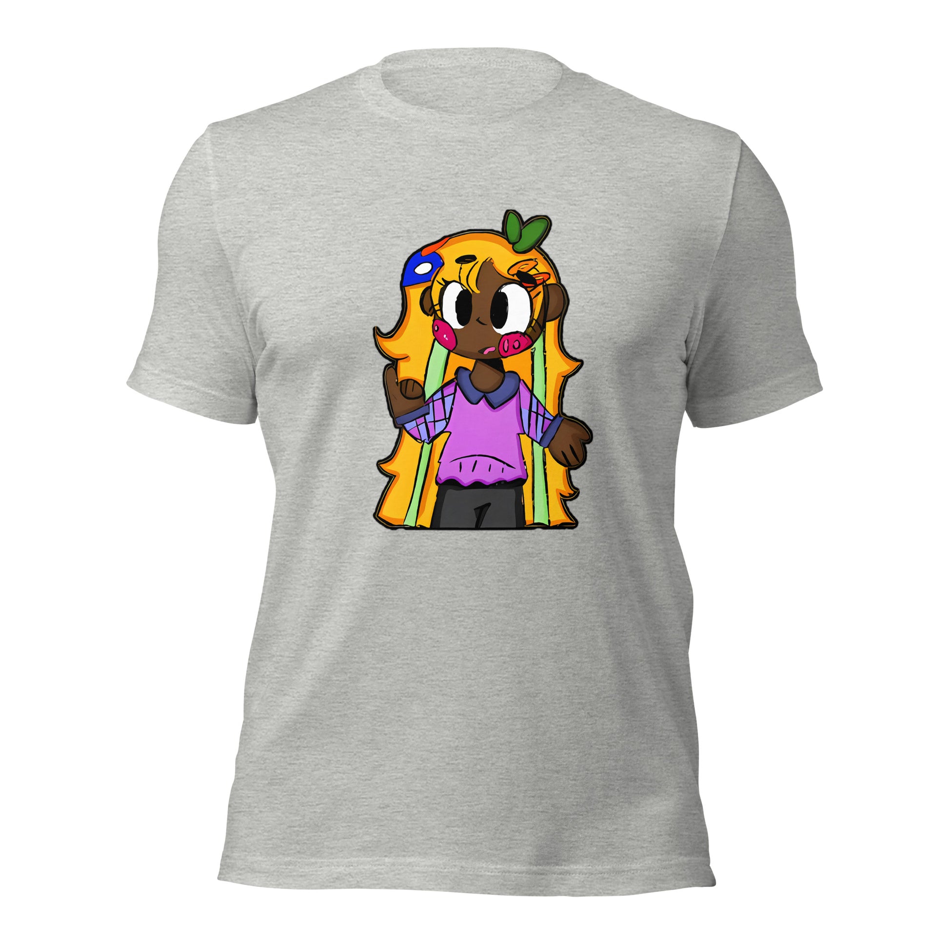 Chiisana Remon Character T-shirt-Wearable art t-shirt-Athletic Heather-XS-mysticalcherry