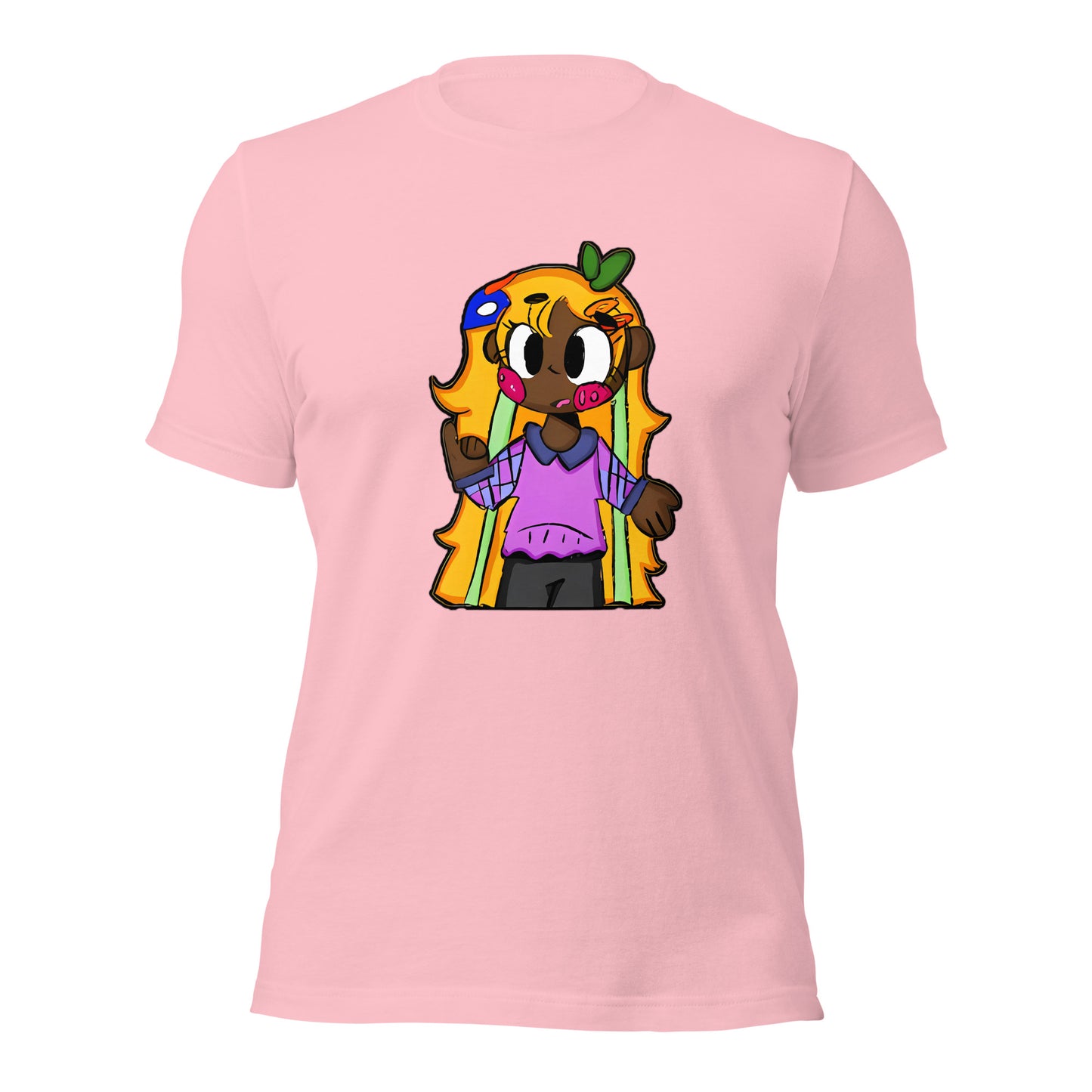 Chiisana Remon Character T-shirt-Wearable art t-shirt-Pink-S-mysticalcherry