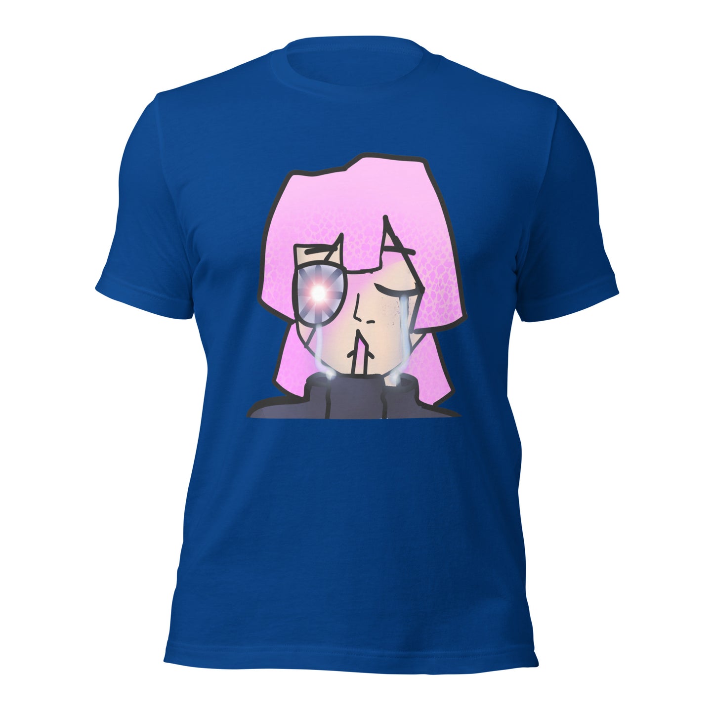 Hamika Crewneck T-Shirt,-T-Shirt-True Royal-S-mysticalcherry