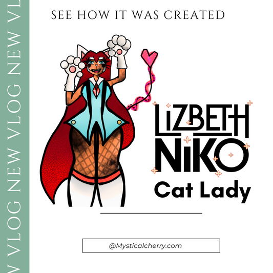 The Drawing of Lizbeth Niko Cat Lady