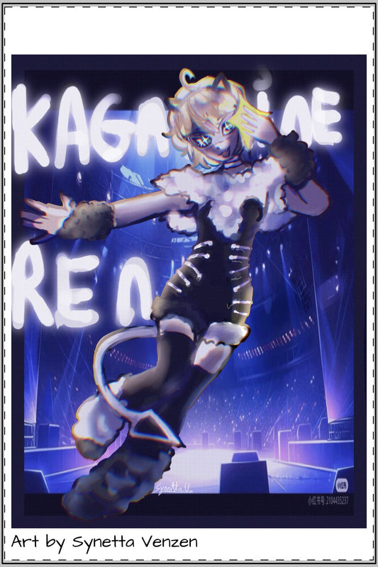 Kagamine Ren™ Statin Poster-Poster-8" x 12"-Satin-mysticalcherry