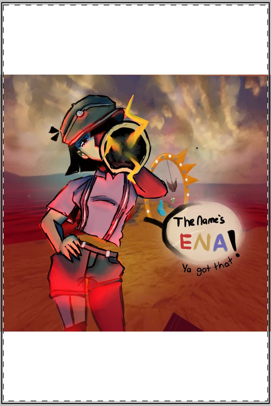 ENA STATIN POSTER-Poster-8" x 12"-Satin-mysticalcherry