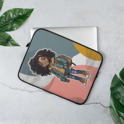 Adorable Girl Laptop Sleeve: Stylish Protection with a Cute Twist!-laptop case-13″-3-mysticalcherry