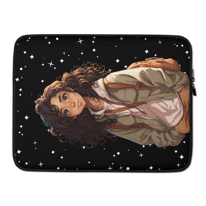Adorable Girl Laptop Sleeve: Stylish Protection with a Cute Twist!-laptop case-15″-2-mysticalcherry