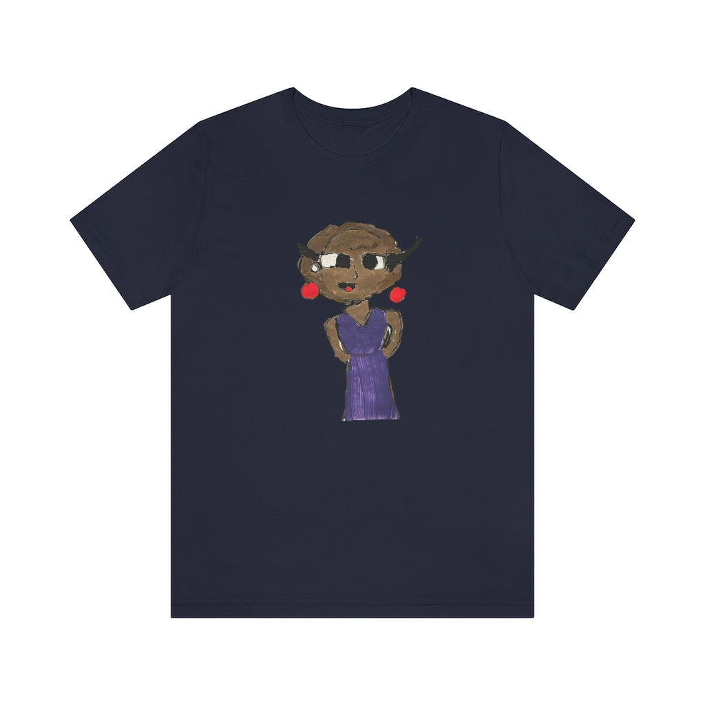 Aunty Beve T-Shirt-T-Shirt-Navy-S-mysticalcherry