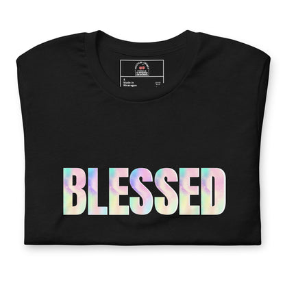 BLESSED RAINBOW T-SHIRT-Grapnic T-Shirt-mysticalcherry