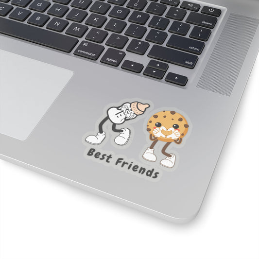 Best Friends Inspirational Quote Kiss-Cut Stickers-Paper products-mysticalcherry