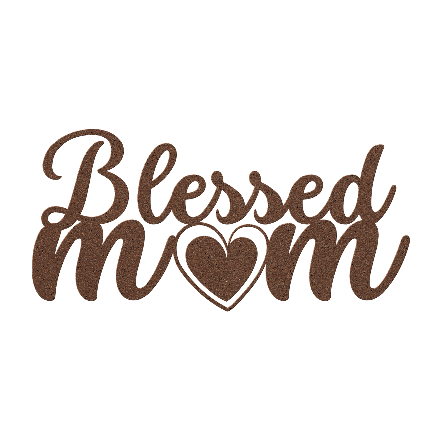 Blessed MOM Metal Wall Sign-Wall Art-Copper-12 Inch-mysticalcherry