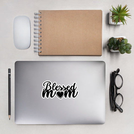 Blessed Mom Bubble-free stickers-5.5″×5.5″-mysticalcherry
