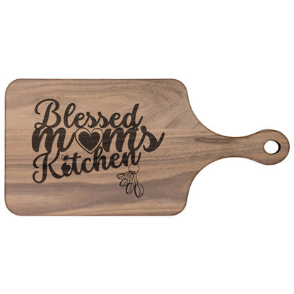 Blessed Mom's Kitchen Hardwood Cutting Board-Kitchenware-mysticalcherry