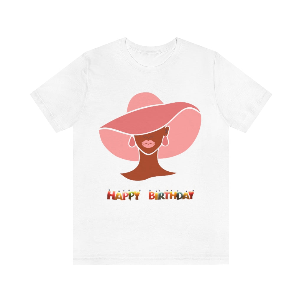 CHIC HAPPY BIRTHDAY T-SHIRT-T-Shirt-White-S-mysticalcherry