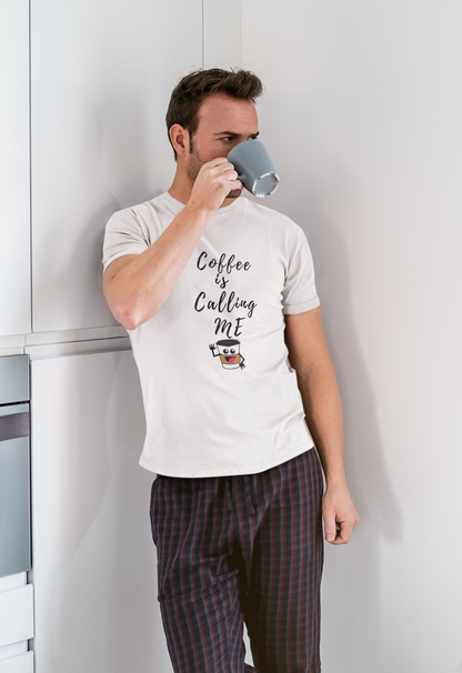 COFFEE IS CALLING ME T-SHIRT-T-Shirt-mysticalcherry