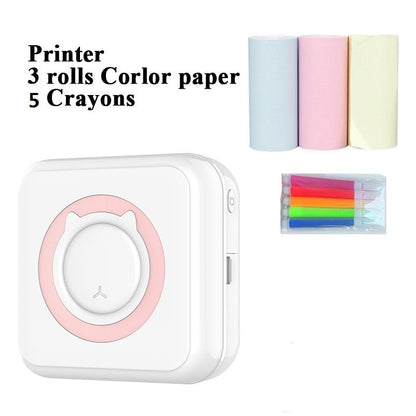 Cat Mini Digital Thermal Portable Printer-Pink plus 3 paper-mysticalcherry