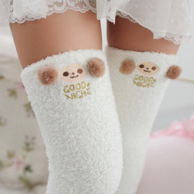Cozy Long Thigh High Socks-Socks-genius-One Size-mysticalcherry