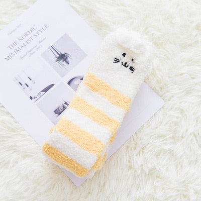 Cozy Long Thigh High Socks-Socks-Rabbit-One Size-mysticalcherry