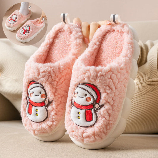 Cute Snowman Slippers-slippers-mysticalcherry