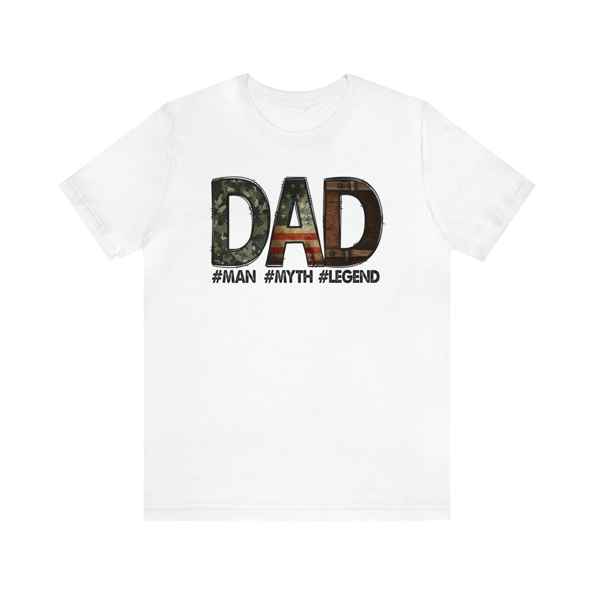 DAD #Man #Myth #Legend T-Shirt-T-Shirt-White-S-mysticalcherry