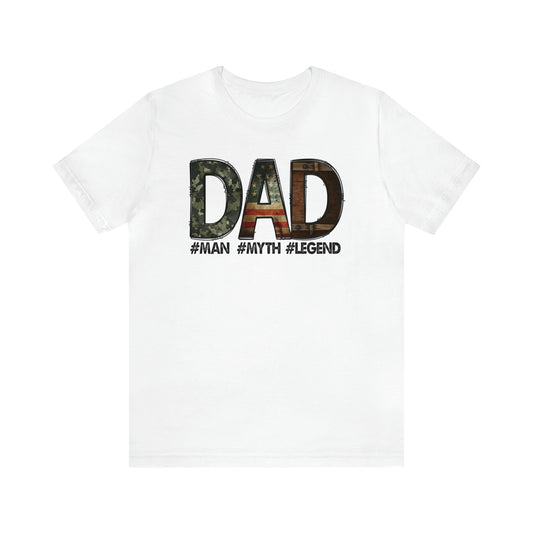 DAD #Man #Myth #Legend T-Shirt-T-Shirt-White-S-mysticalcherry