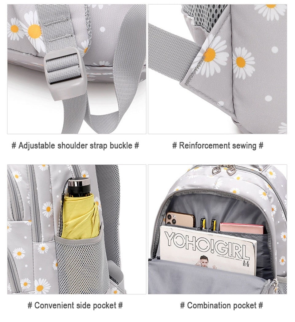 Daisy School Backpack Set-backpack-mysticalcherry