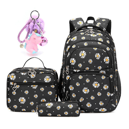 Daisy School Backpack Set-backpack-Black B-mysticalcherry