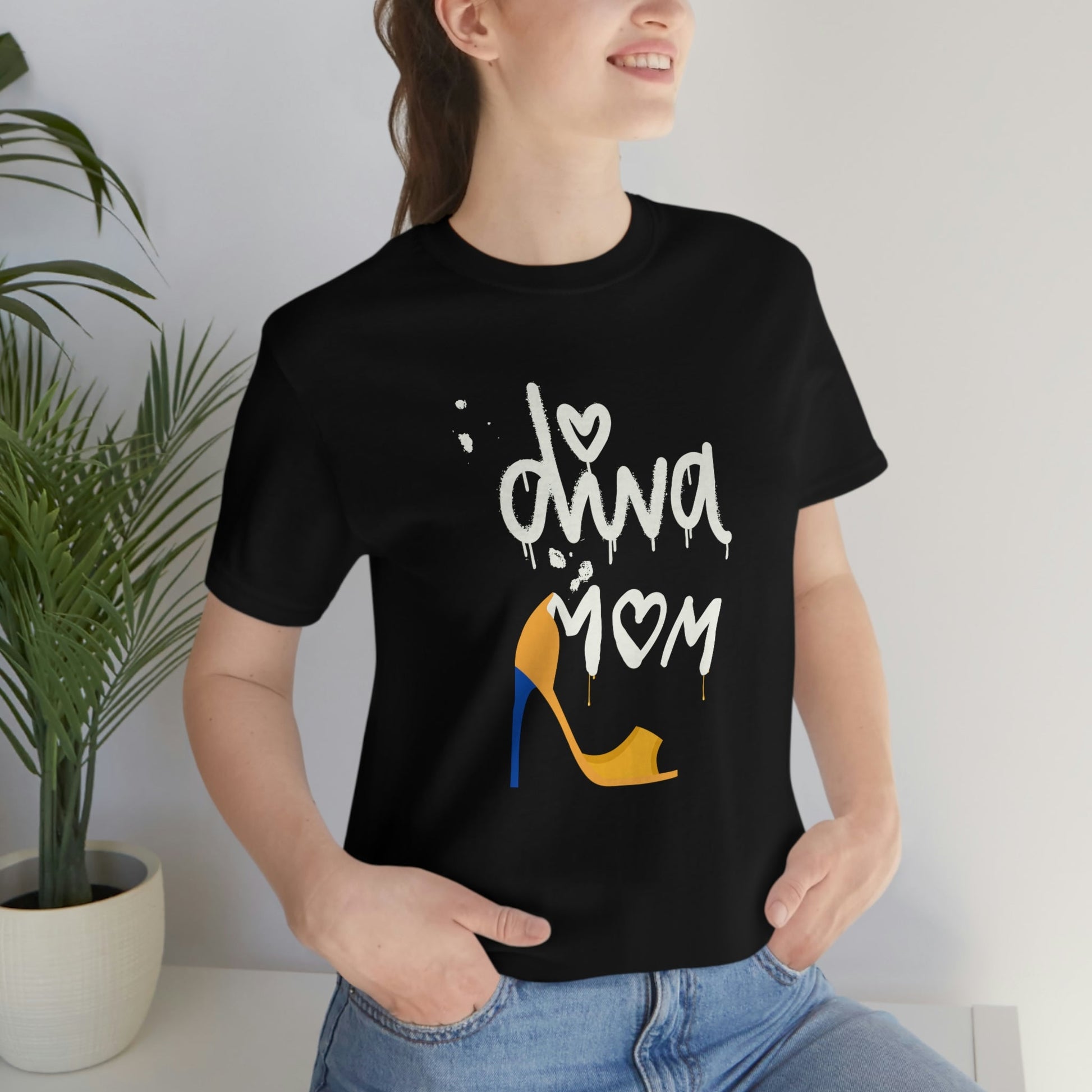 Diva Mom Shoe T-shirt-T-Shirt-mysticalcherry