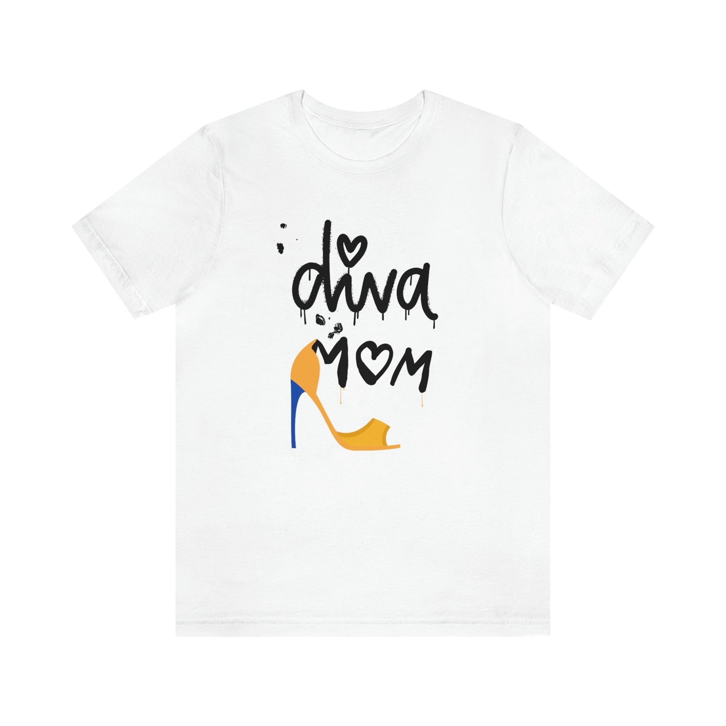 Diva Mom Shoe T-shirt-T-Shirt-White-S-mysticalcherry
