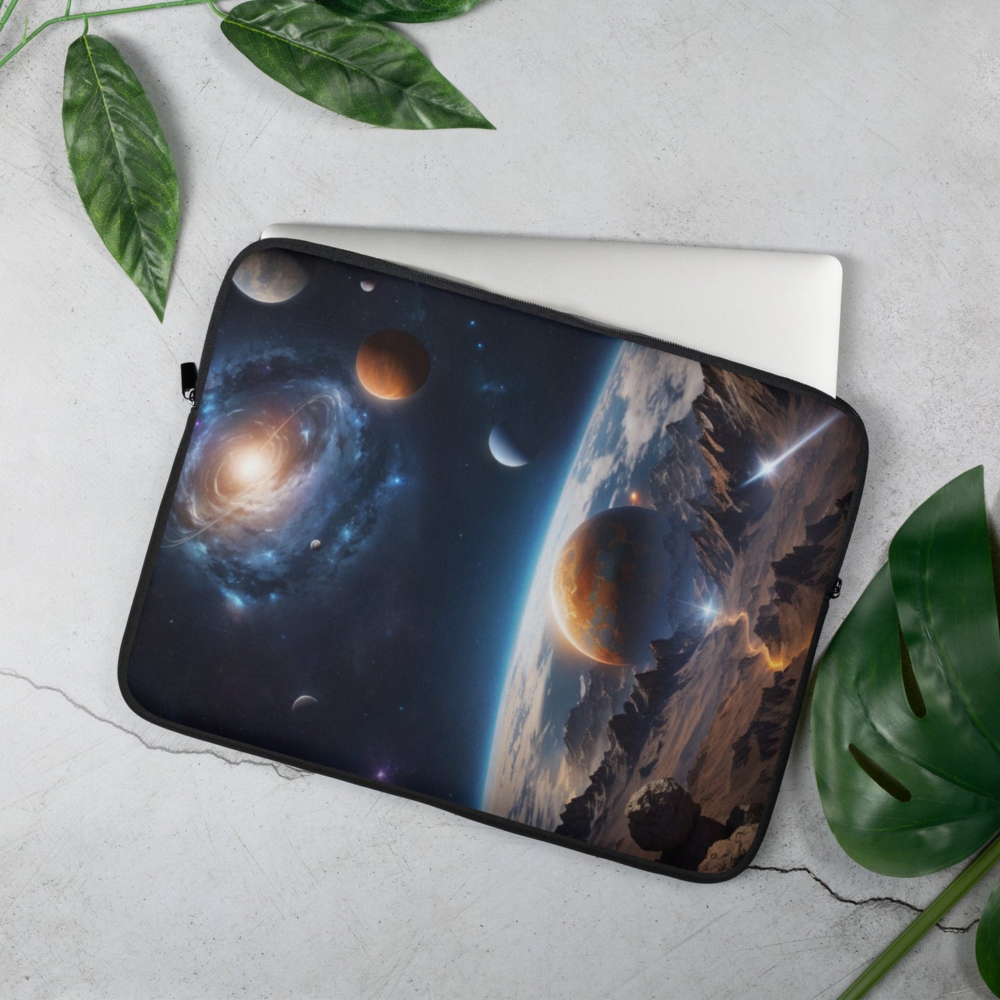 Embark on a Celestial Journey: Galactic Odyssey Laptop Case-laptop sleeve-15″-1-mysticalcherry